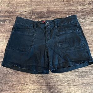 UNIONBAY Women's Black Cargo Shorts